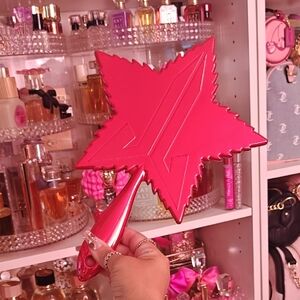 Jeffree Star Handheld Mirror in Metallic Red